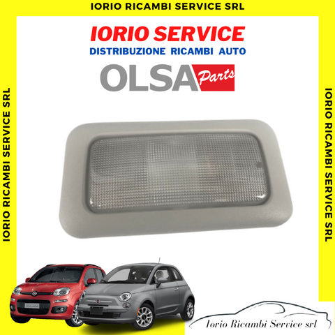 PLAFONIERA LUCE INTERNA ILLUMINAZIONE FARETTO FIAT 500 PANDA GRANDE PUNTO EVO