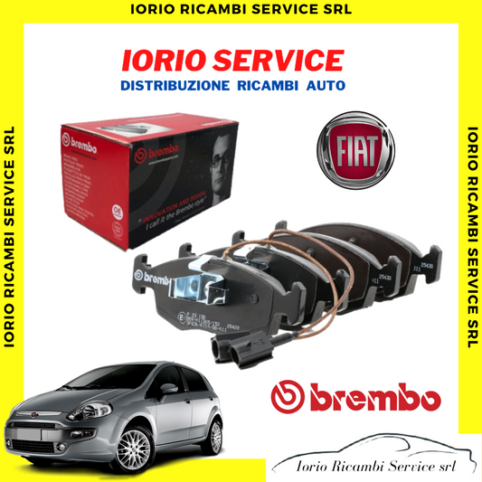 PASTIGLIE FRENI ANTERIORI BREMBO GRANDE PUNTO EVO PUNTO 199 >2013 BNZ DIESEL