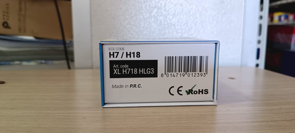 KIT 2 LAMPADE SIRIUS H7 H18 DIMENSIONI ORIGINALI 6000K ICE WHITE NO ADATTATORI