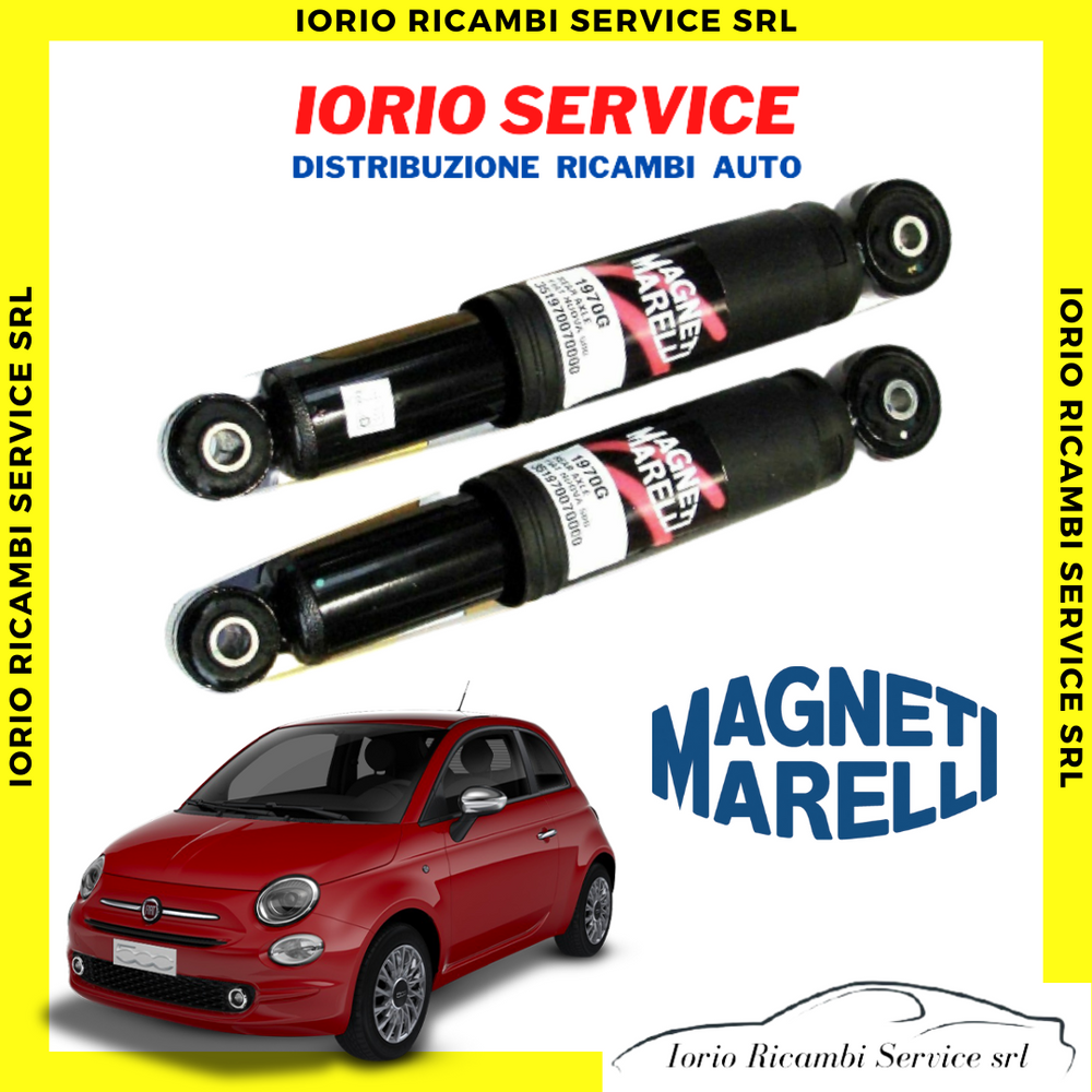 2 AMMORTIZZATORI POSTERIORI DX SX NEW FIAT 500 3 PORTE E NEW FORD KA DAL 2008