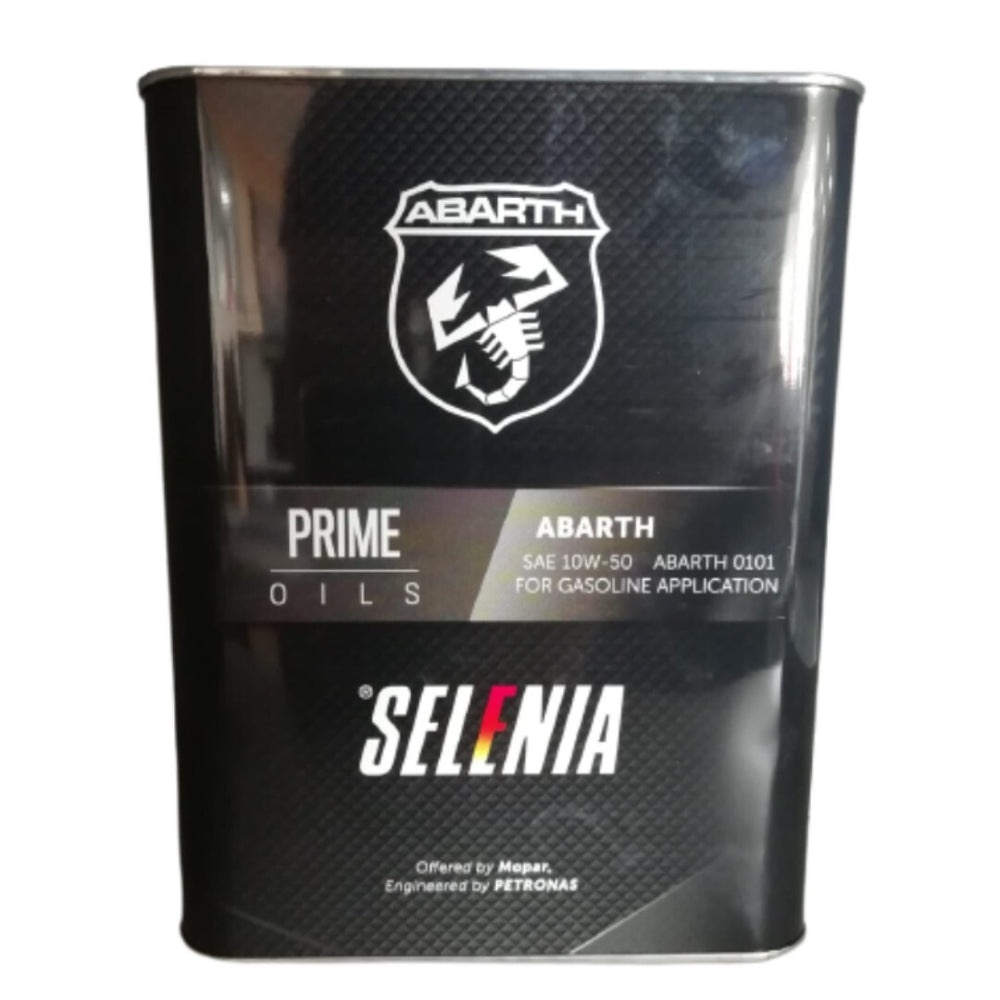 2 LITRI SELENIA PETRONAS ABARTH 10W50 OLIO MOTORE ORIGINALE PER ABARTH 500 PUNTO