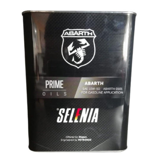 2 LITRI SELENIA PETRONAS ABARTH 10W50 OLIO MOTORE ORIGINALE PER ABARTH 500 PUNTO