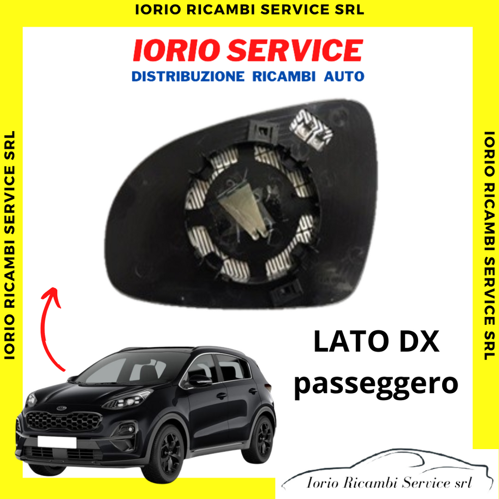 PIASTRA SPECCHIO TERMICO DESTRO KIA SPORTAGE 09/2018 - 10/2021