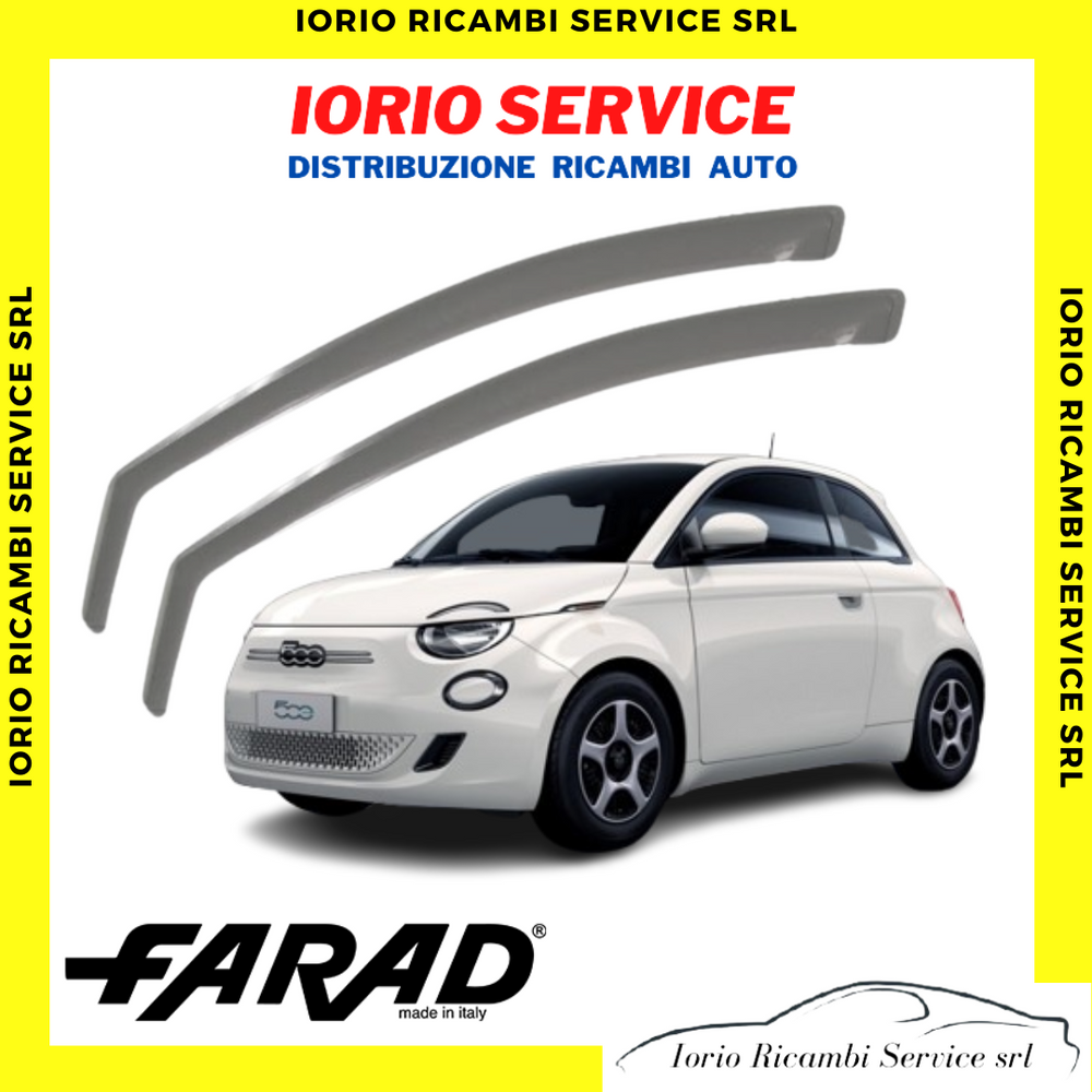 DEFLETTORI ARIA ANT. FIAT 500 3P ELETTRICA  2021 FARAD fumè ANTITURBO ANTIVENTO