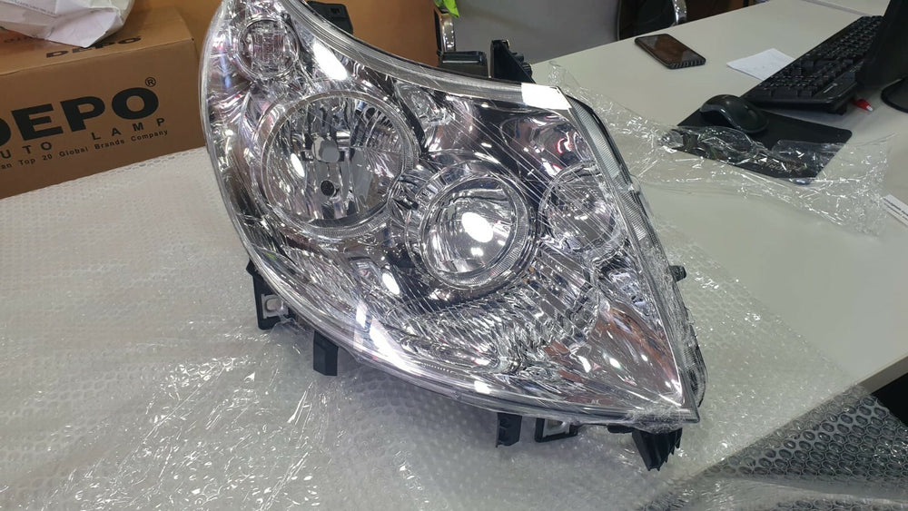 FARO DESTRO FIAT DUCATO JUMPER BOXER 2006>2010 CONNETTORE PROIETTORE GIALLO