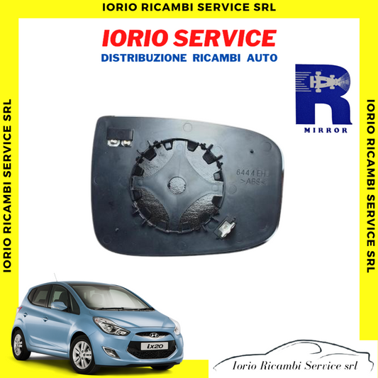 PIASTRA SPECCHIO TERMICO SINISTRO CON VETRO HYUNDAI ix20 DAL 2010 SPECCHIETTO