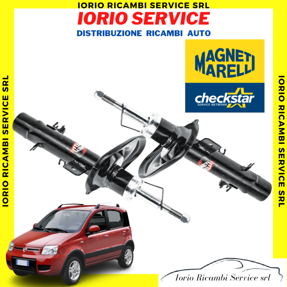 KIT AMMORTIZZATORI ANTERIORI DX SX FIAT PANDA 169 4X4 1.1 1.2 1.3 MJT MARELLI