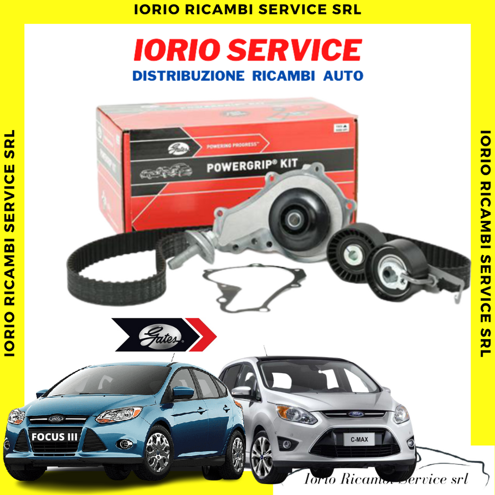 KIT DISTRIBUZIONE + POMPA ACQUA FORD FOCUS III/C.MAX II/FIESTA VI 1500-1600 HDI