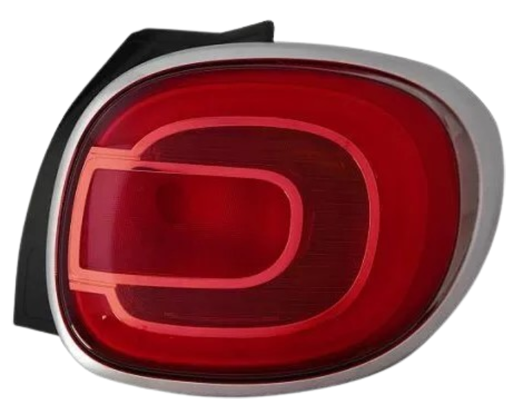 FANALE FARO POSTERIORE STOP DX CON CORNICE SATINATA FIAT 500L TREKKING DAL 2012