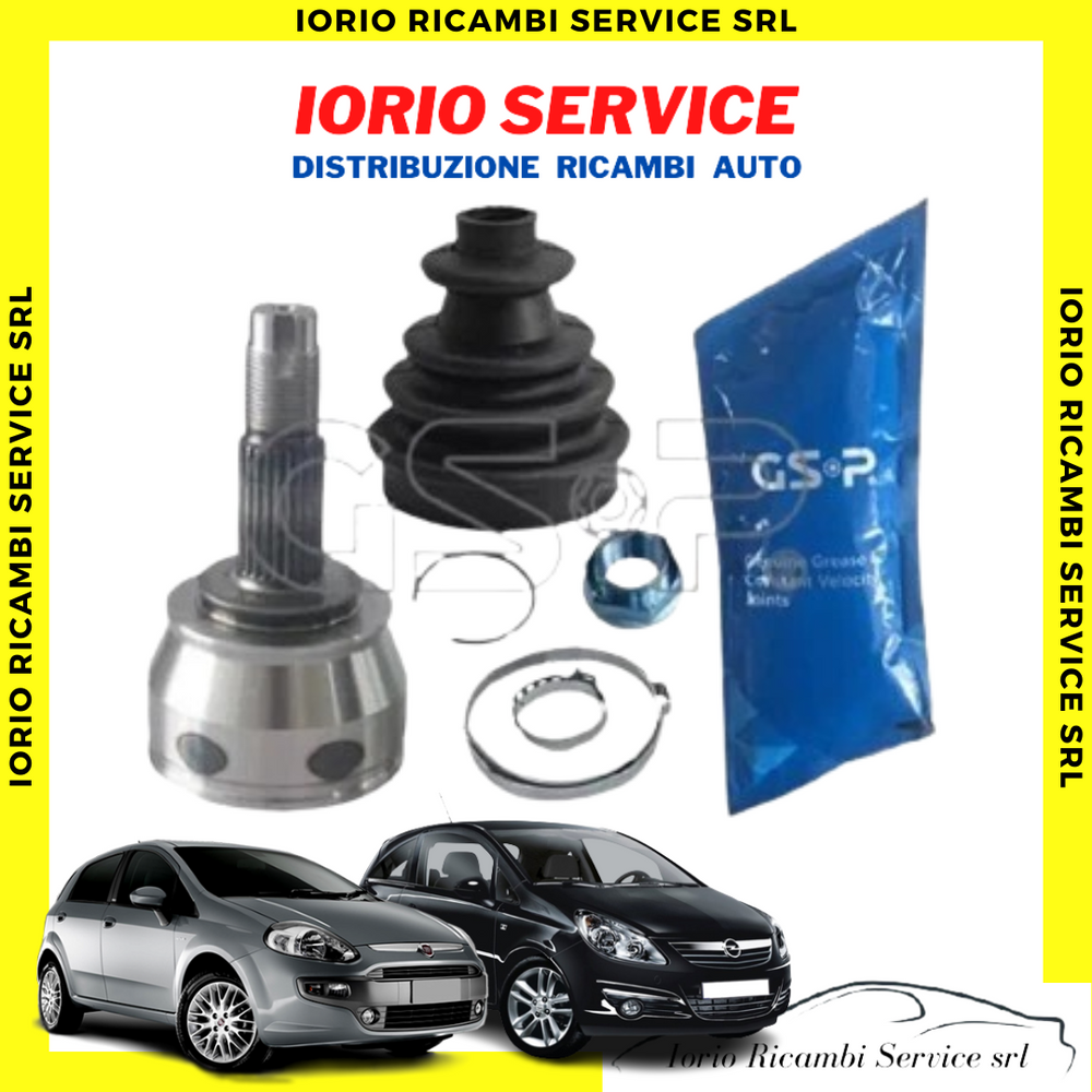 GSP 817053 KIT GIUNTO OMOCINETICO LATO RUOTA FIAT GRANDE PUNTO OPEL CORSA 1.3MTJ