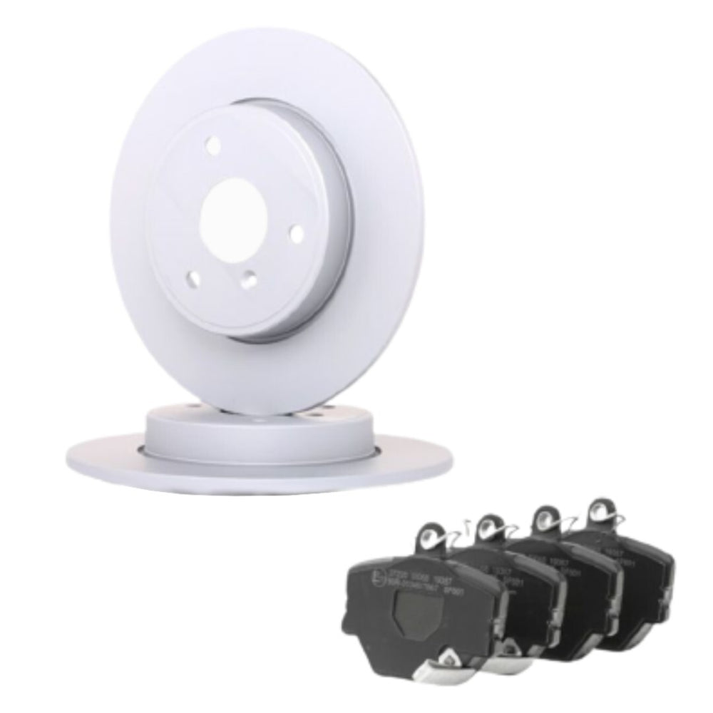 KIT DISCHI FRENO + PASTIGLIE JAPANPARTS per SMART FORTWO 450 451
