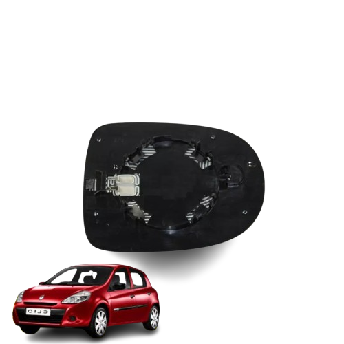 PIASTRA SPECCHIO ASFERICO TERMICO SINISTRO RENAULT CLIO 09>12 TWINGO 12>14 VETRO