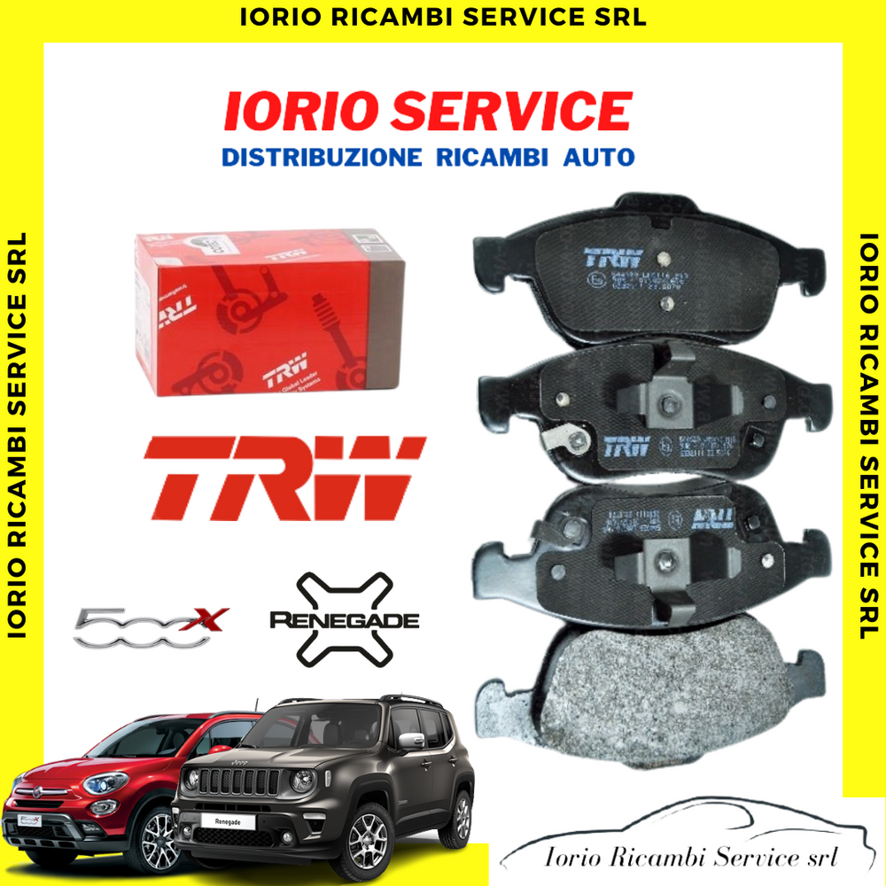PASTIGLIE FRENI ANTERIORI TRW FIAT 500X JEEP RENEGADE (MODELLO CON MOLLA POST.)