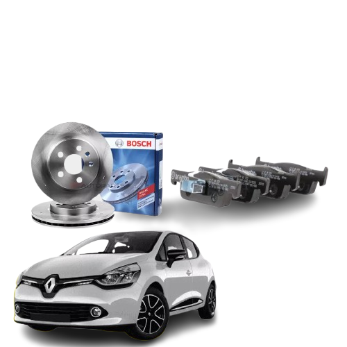 KIT DISCHI FRENO BOSCH + PASTIGLIE BREMBO P68033 RENAULT CLIO 4 IV SERIE  2014