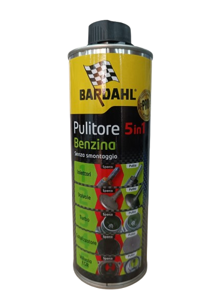 BARDAHL 5 IN 1 BENZINA 167031 PULITORE 500ml ADDITIVO PULIZIAINIETTORI VALV EGR