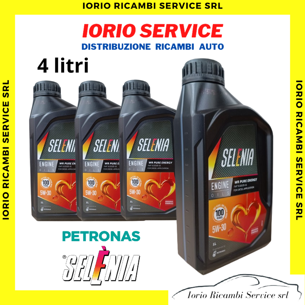 4 LITRI OLIO MOTORE SELENIA WR FORWARD 5W30 ACEA C2 FIAT 9.55535-S1 DIESEL E4 E5
