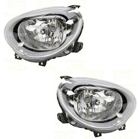 2 FARI FANALI PROIETTORI ANTERIORI SUPERIORI DX SX FIAT 500X DAL 2015 ( NO LED )