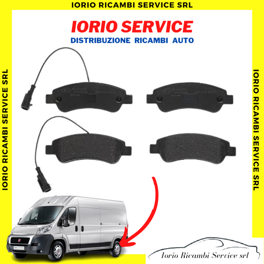 PASTIGLIE FRENI POSTERIORI FIAT DUCATO PEUGEOT BOXER CITROEN JUMPER 2006>