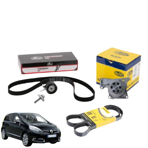 KIT DISTRIBUZIONE + POMPA ACQUA + CINGHIA PV CLIO SCENIC 1.5 dCi QASHQAI MEGANE