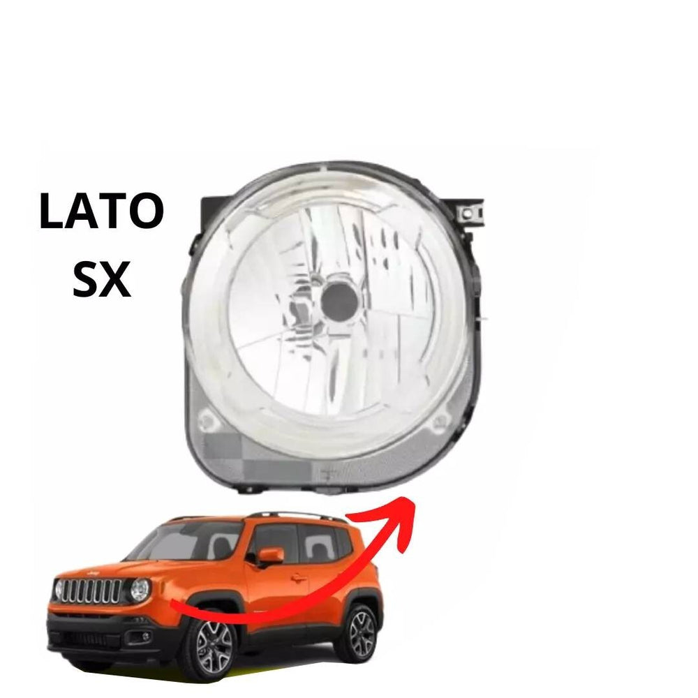 FARO JEEP RENEGADE FANALE ANTERIORE SINISTRO Sx 2014 PROIETTORE H4