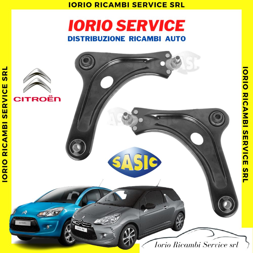 2 BRACCI OSCILLANTI CITROEN C3 II SERIE 2009>2015 CITROEN DS3