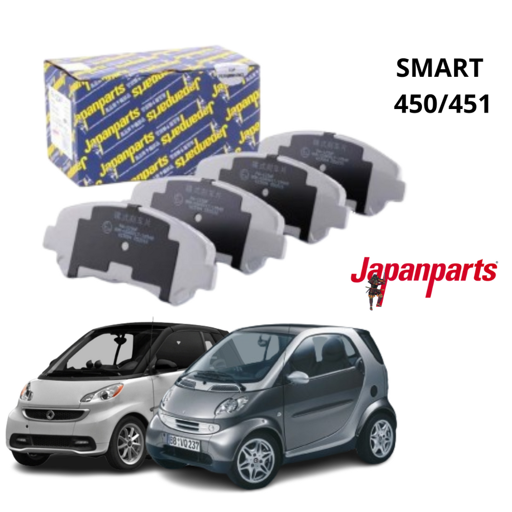 PASTIGLIE FRENI per SMART 450 451  PATTINI ANTERIORI MARCA JAPANPARTS