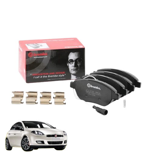 PASTIGLIE FRENI ANTERIORI BREMBO FIAT STILO JTD BRAVO II GRANDE PUNTO MJT 90 CV