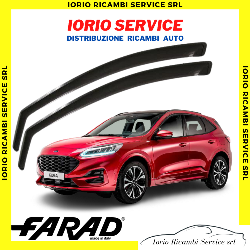 DEFLETTORI ARIA per FORD KUGA DAL 2020 5P FARAD fumè ANTITURBO ANTIVENTO