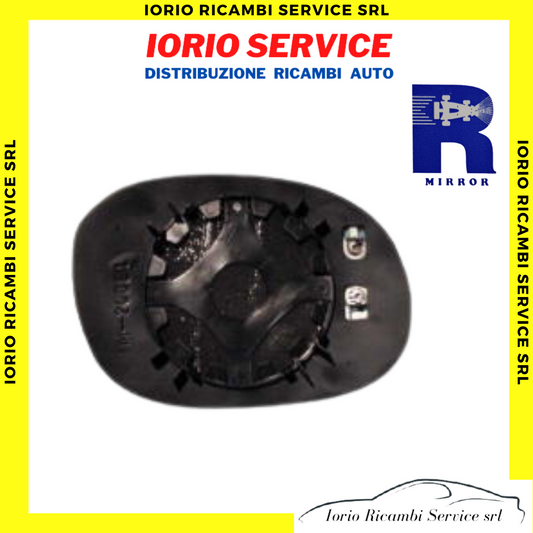PIASTRA SPECCHIO TERMICO SINISTRO CITROEN C2 C3 I 2002>13 SPECCHIETTO VETRO