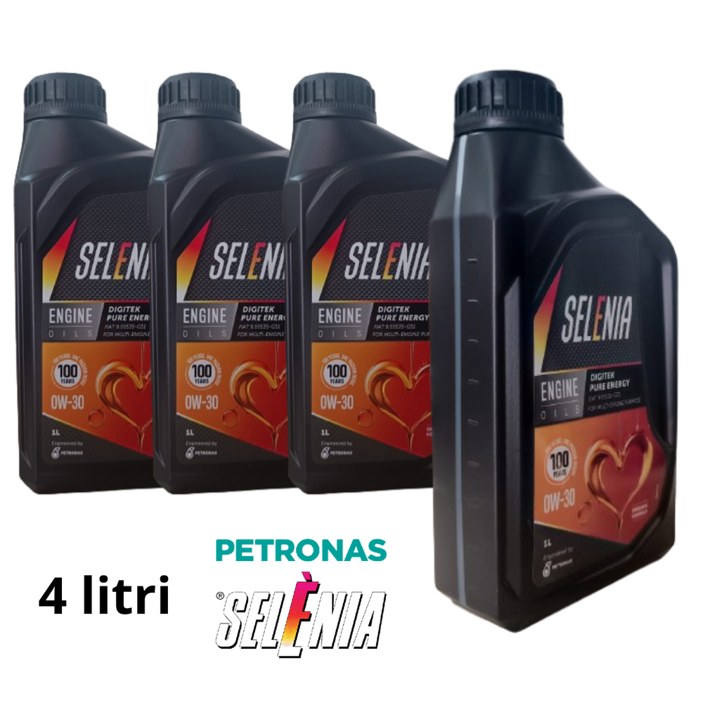 4 LITRI OLIO MOTORE SELENIA DIGITEK 0W30 C2 FIAT 9.55535-GS1 BENZINA EURO 6