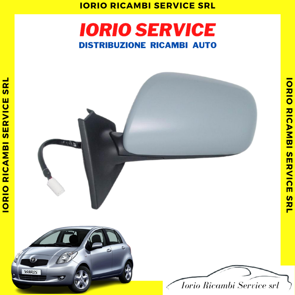 SPECCHIETTO RETROVISORE DESTRO TOYOTA YARIS 2006>2011 ELETTRICO TERMICO PRIMER