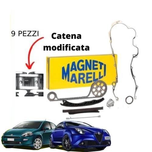 KIT CATENA DISTRIBUZIONE MARELLI MODIFICATO FIAT PANDA PUNTO 500 13 MJT E4 E5 E6