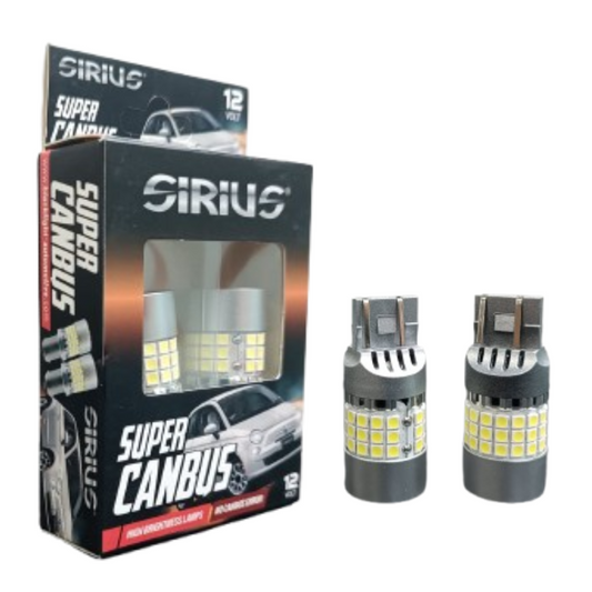 LAMPADE SIRIUS LED 21/5W POSIZIONE DIURNA SUPER CANBUS NESSUN ERRORE CENTRALINA