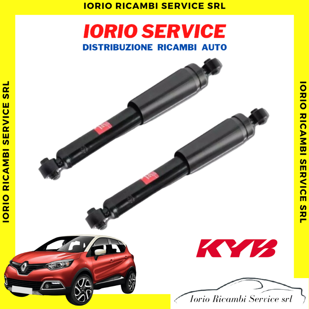2 AMMORTIZZATORI  POSTERIORI ORIGINALI KAYABA RENAULT CAPTUR I SERIE 2013-2019