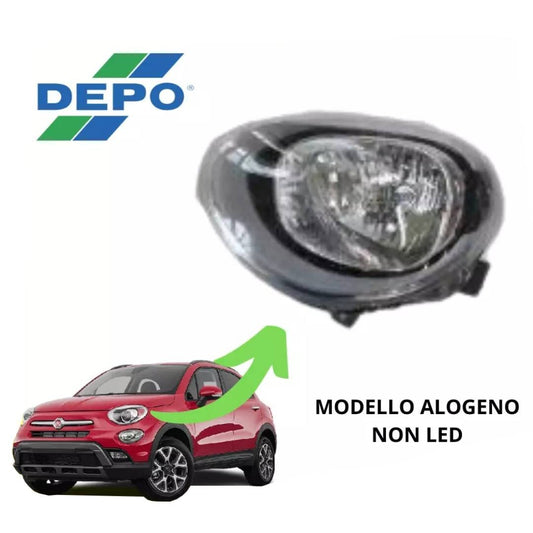 FARO FANALE PROIETTORI ANTERIORE SUPERIORE SINISTRO FIAT 500X DAL 2015 (NO LED)