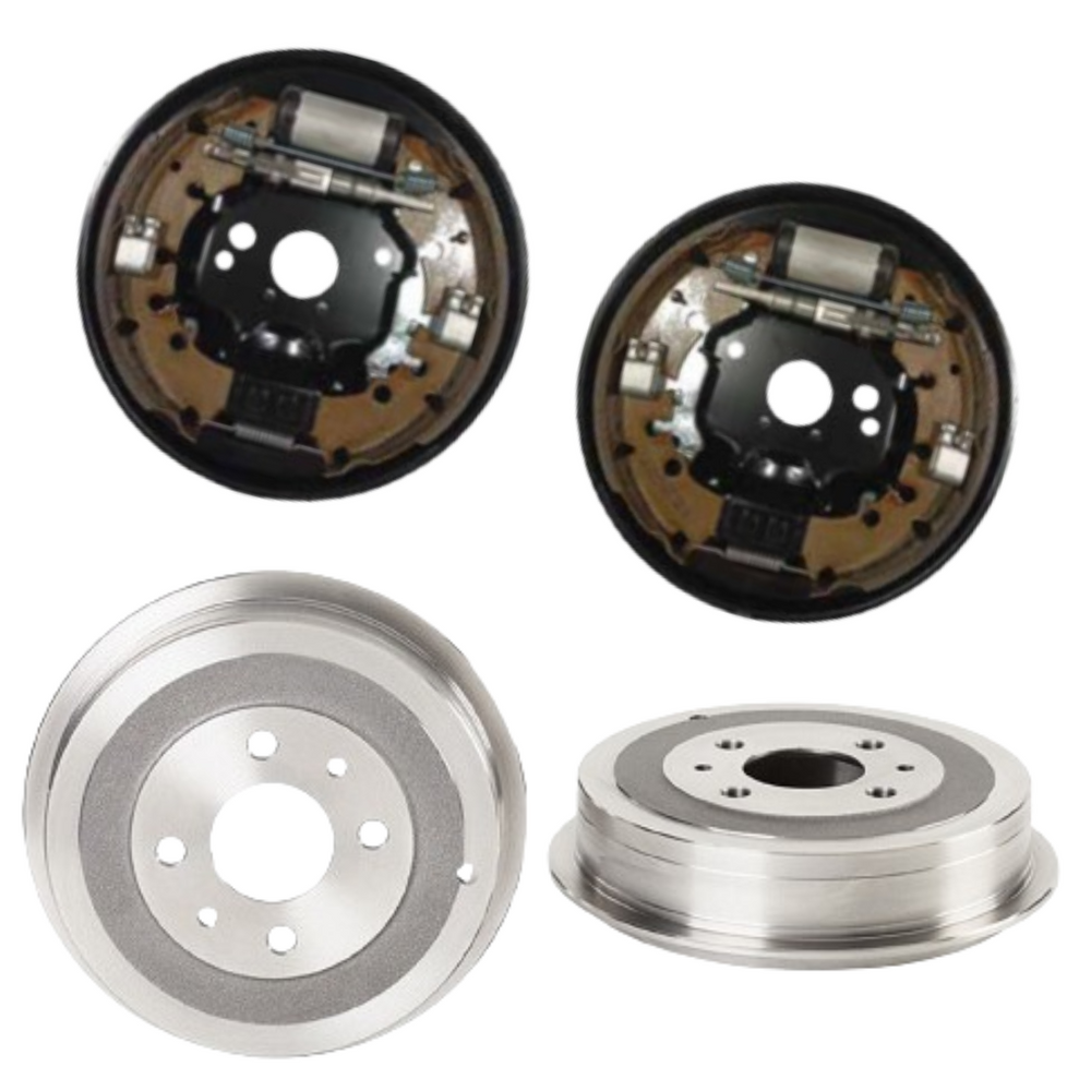 KIT GANASCE FRENI POSTERIORI CON TAMBURI 203MM FIAT PANDA 169 METANO IDEA MUSA