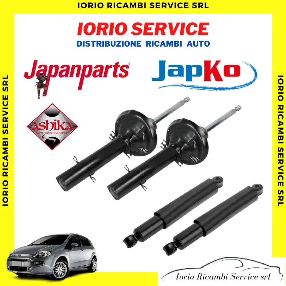 KIT 4 AMMORTIZZATORI ANTERIORI + POSTERIORI FIAT GRANDE PUNTO + PUNTO EVO 2005