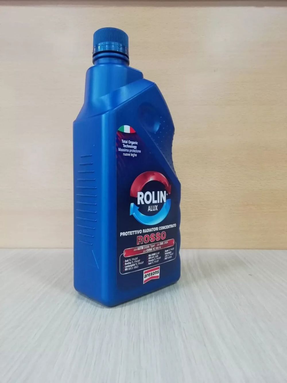 3 LITRI AREXONS LIQUIDO RADIATORE ANTIGELO PURO CONCENTRATO ROSSO ROLIN ALUX