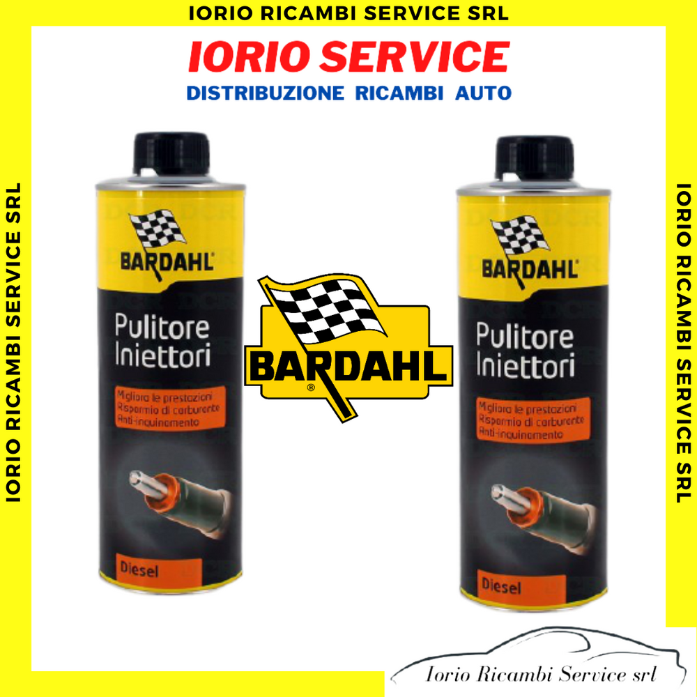 2 BARDAHL ADDITIVO PULITORE PULIZIA INIETTORI DIESEL 500 ML NUOVA FORMULA 122031