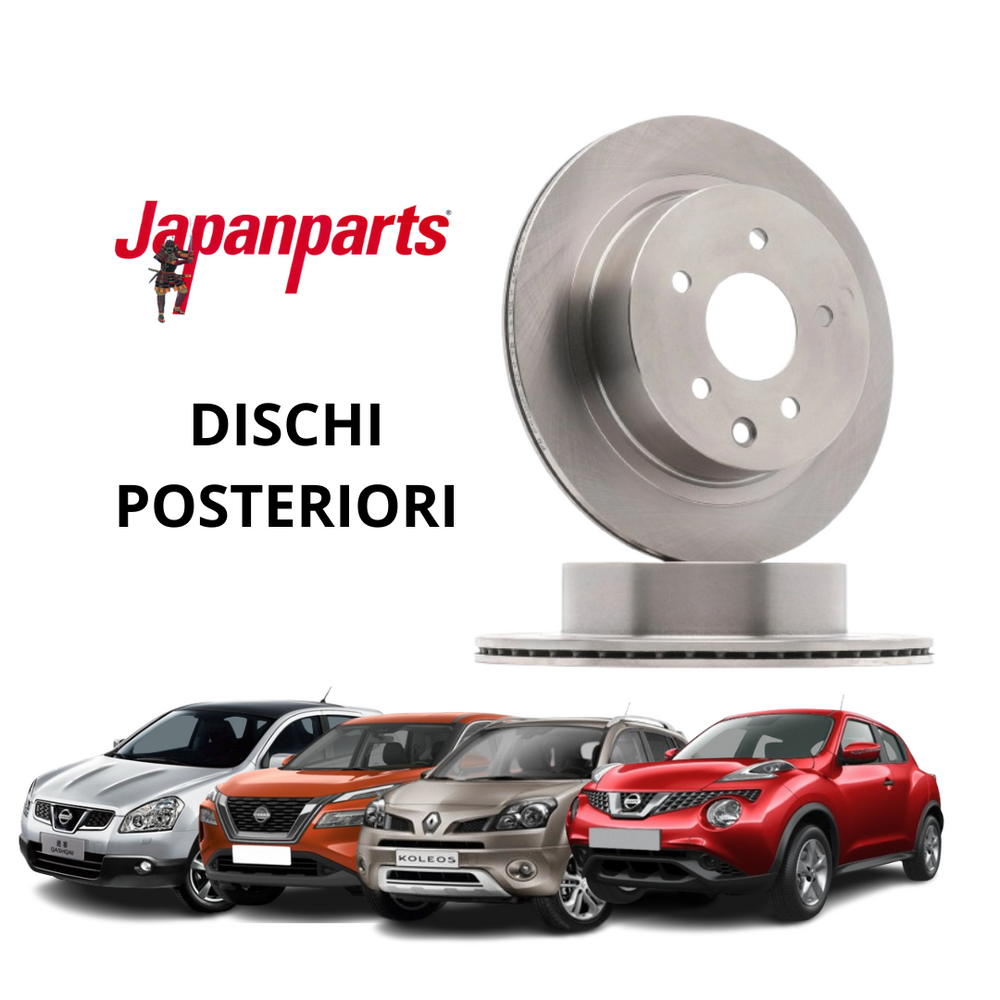 KIT DISCHI FRENO POSTERIORI VENTILATI X NISSAN QASHQAI  / XTRAIL /JUKE I/ KOLEOS
