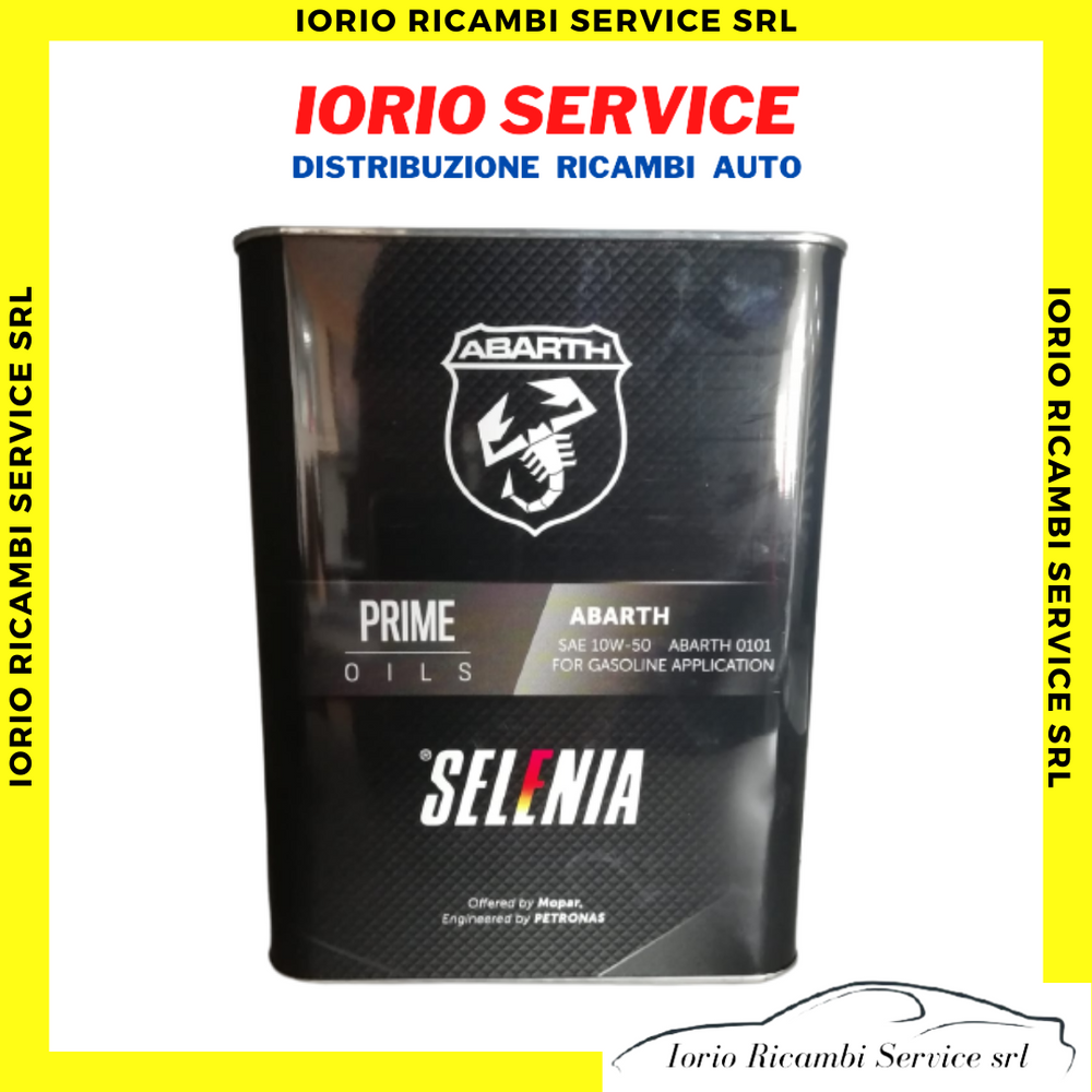 2 LITRI SELENIA PETRONAS ABARTH 10W50 OLIO MOTORE ORIGINALE PER ABARTH 500 PUNTO