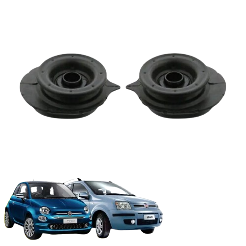2 SUPPORTI AMMORTIZZATORI ANTERIORI FIAT 500 PUNTO 188 PANDA 169 IDEA YPSILON