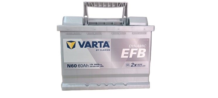 BATTERIA VARTA START E STOP EFB N60 60 AH AMPERE 242x175x190 560500064
