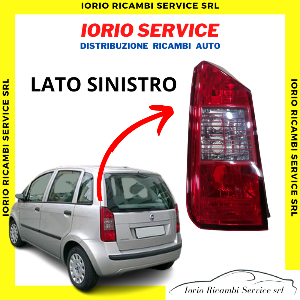FARO FANALE POSTERIORE SINISTRO SX FIAT IDEA BIANCO E ROSSO RESTYLING DAL 2006