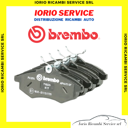 PASTIGLIE FRENI BREMBO ANTERIORI CITROEN C2 C3 I II 1.1 1.4 LPG PASTICCHE