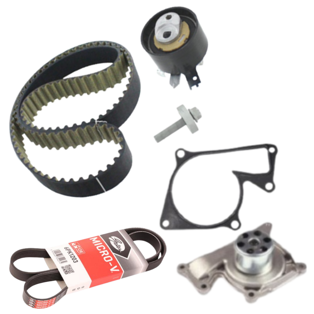 KIT DISTRIBUZIONE + POMPA ACQUA + CINGHIA SERVIZI RENAULT NISSAN DACIA 1500 DCI
