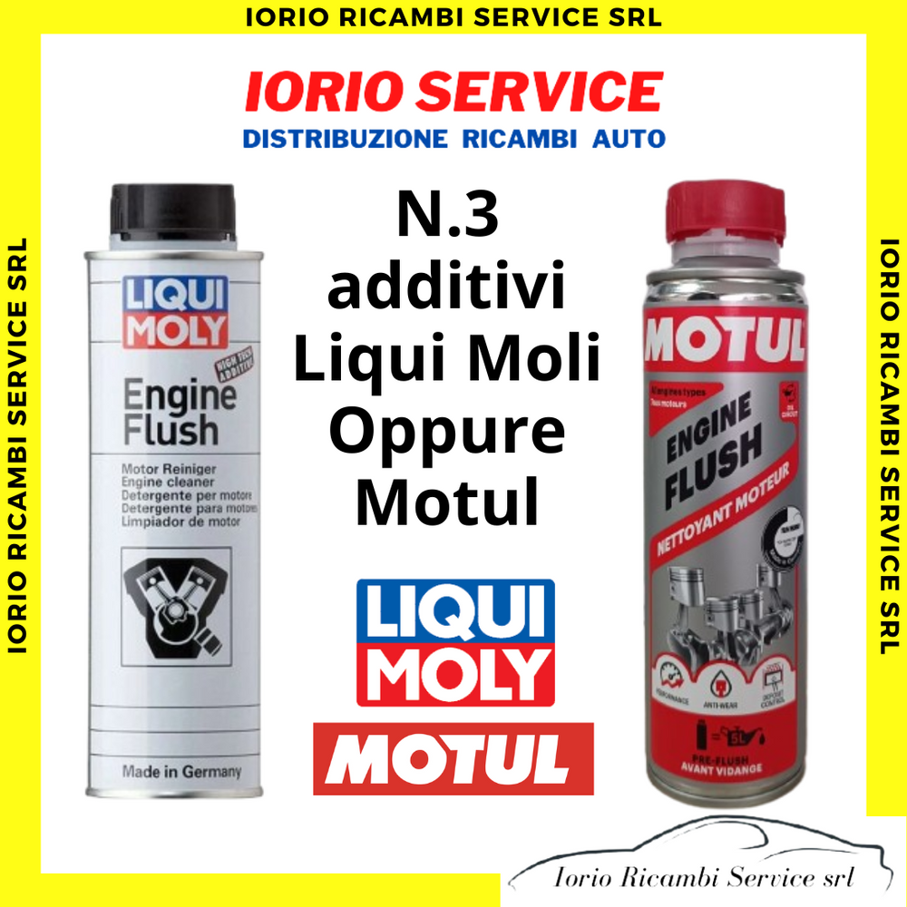 N. 3 ADDITIVI PULIZIA INTERNA CIRCUITO OLIO MOTORE 300 ML LIQUIMOLY OPPURE MOTUL