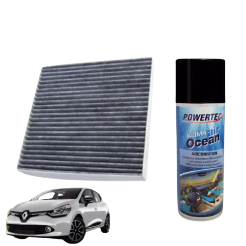 FILTRO ABITACOLO ANTIPOLLINE RENAULT CLIO IV CAPTUR SANDERO >2012 + IGIENIZZANTE