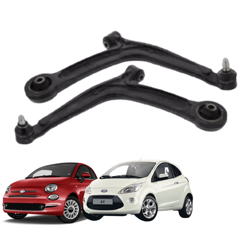 KIT 2 BRACCI TRAPEZI OSCILLANTI FIAT 500/FORD KA 3 PORTE 2007 NO ABARTH e XENO