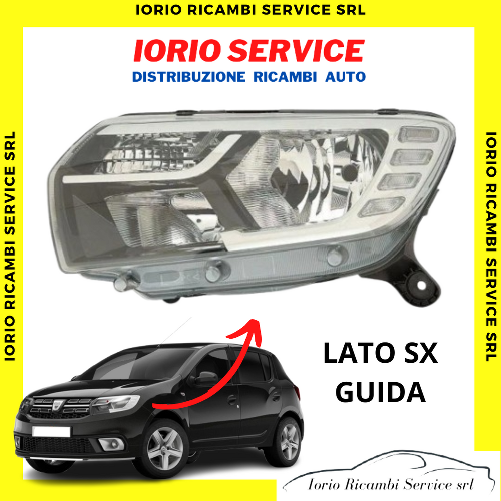 FARO PROIETTORE H7 H7 PY21W LUCE DIURNA A LED SX PER DACIA SANDERO 2017/2020